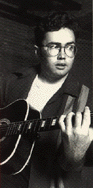 b/w Chris with Guitar